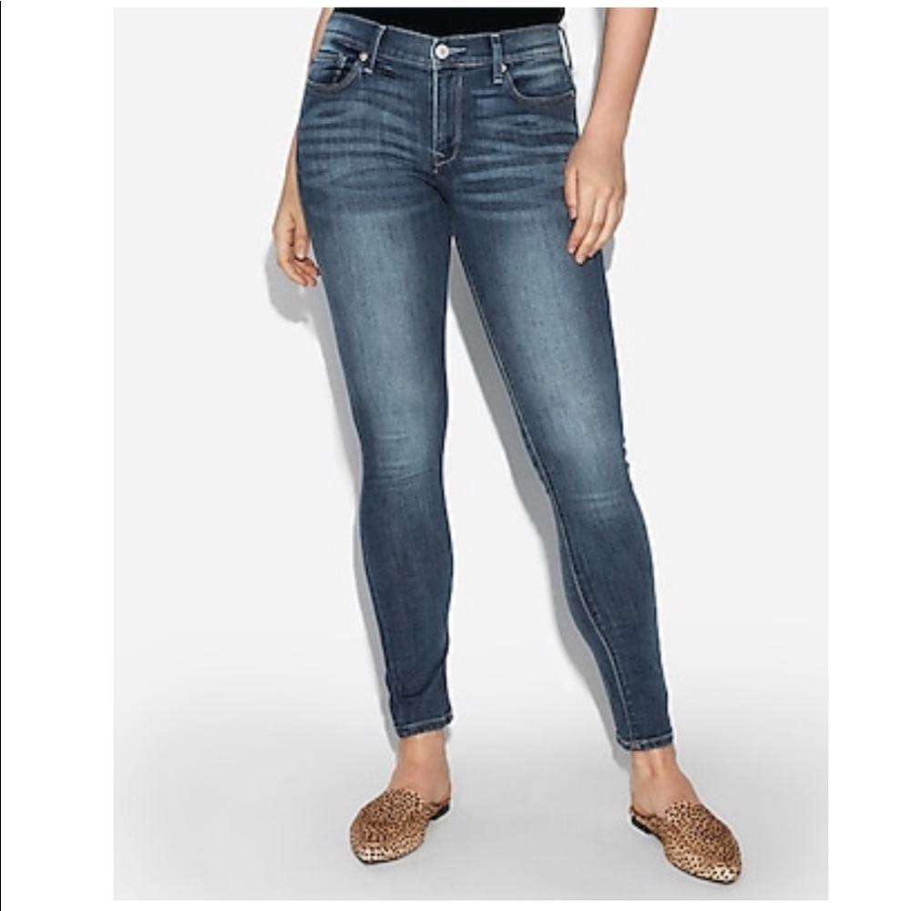 Express Mid Rise Jean Leggings